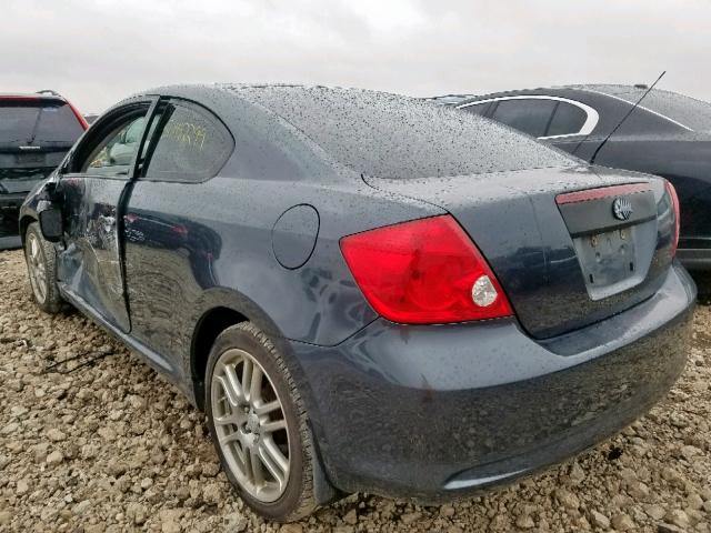 JTKDE167270157948 - 2007 TOYOTA SCION TC ლურჯი ფოტო 3