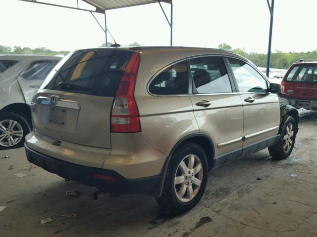 JHLRE38798C031479 - 2008 HONDA CR-V EXL GOLD photo 4