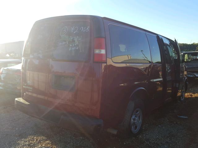 1GNFG154481212968 - 2008 CHEVROLET EXPRESS G1 RED photo 4