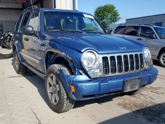 1J4GL58K46W164358 - 2006 JEEP LIBERTY LI BLUE photo 1