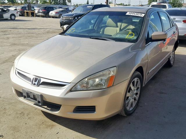 1HGCM66356A001509 - 2006 HONDA ACCORD LX GOLD photo 2