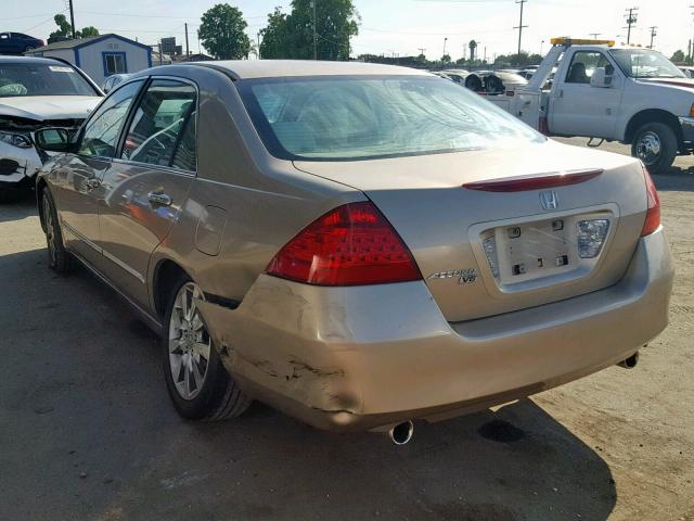 1HGCM66356A001509 - 2006 HONDA ACCORD LX GOLD photo 3