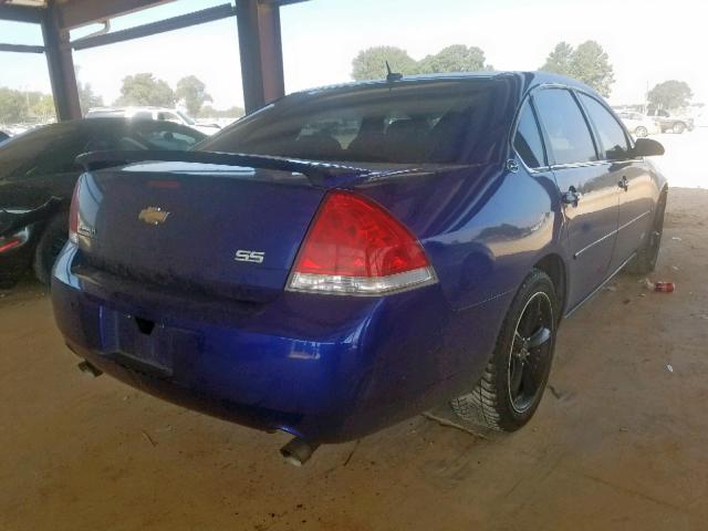 2G1WD58CX69215399 - 2006 CHEVROLET IMPALA SUP ლურჯი ფოტო 4