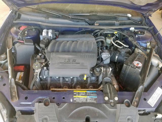 2G1WD58CX69215399 - 2006 CHEVROLET IMPALA SUP ლურჯი ფოტო 7