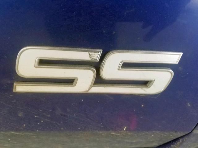 2G1WD58CX69215399 - 2006 CHEVROLET IMPALA SUP ლურჯი ფოტო 9