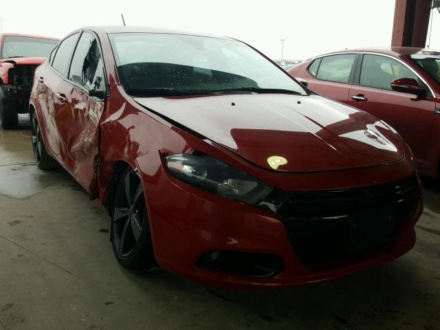 1C3CDFBB0FD421998 - 2015 DODGE DART SXT RED photo 1