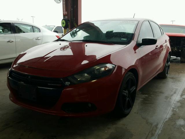 1C3CDFBB0FD421998 - 2015 DODGE DART SXT RED photo 2