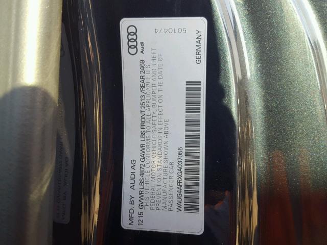 WAUG4AFRXGA037055 - 2016 AUDI S5 PREMIUM 蓝色 照片 10