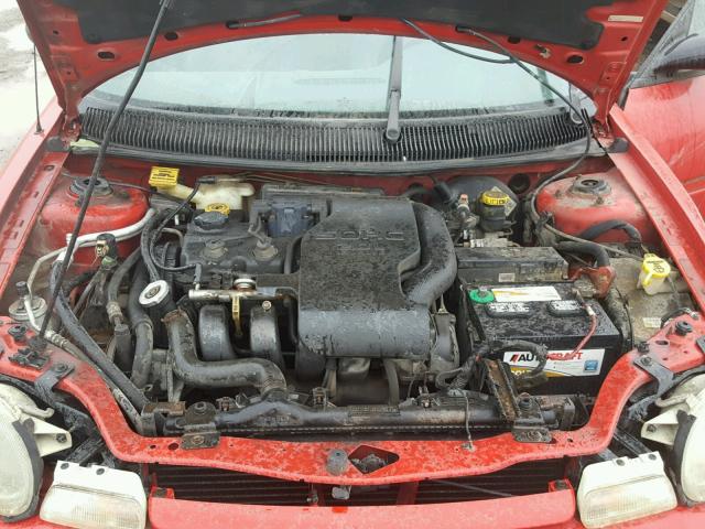 1B3ES42C4XD145979 - 1999 DODGE NEON HIGHL RED photo 7