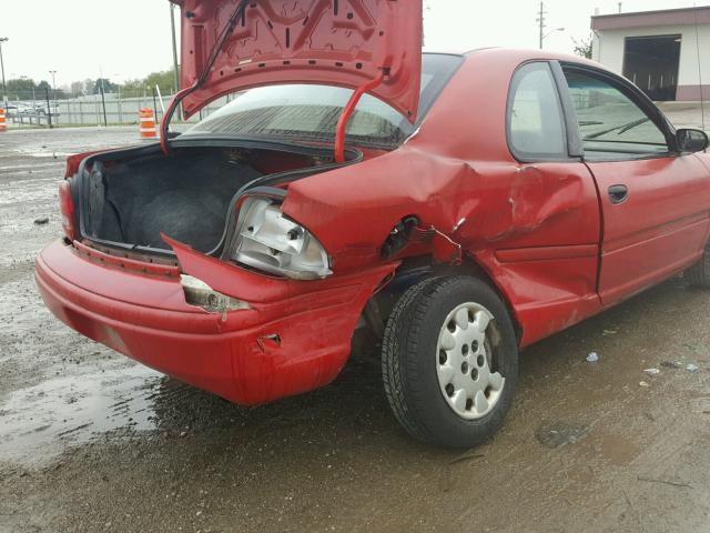 1B3ES42C4XD145979 - 1999 DODGE NEON HIGHL RED photo 9