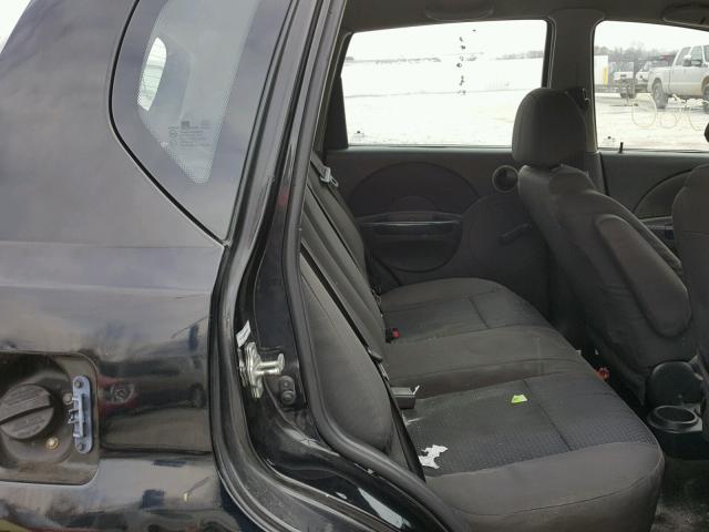 KL1TD66678B193559 - 2008 CHEVROLET AVEO BASE Қара фото 6