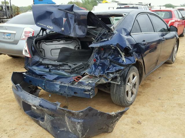 1G2ZF57B184264699 - 2008 PONTIAC G6 VALUE L BLUE photo 4