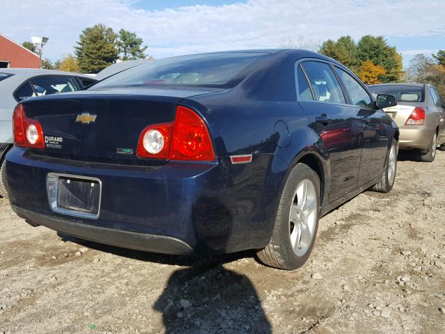1G1ZA5E0XAF284447 - 2010 CHEVROLET MALIBU LS 蓝色 照片 4