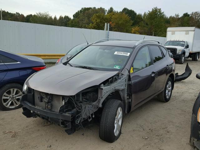 JN8AS58V18W125940 - 2008 NISSAN ROGUE S GRAY photo 2