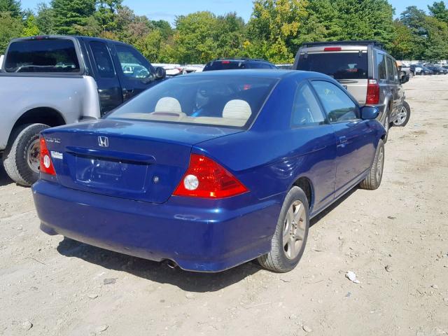 1HGEM221X5L024213 - 2005 HONDA CIVIC DX V BLUE photo 4