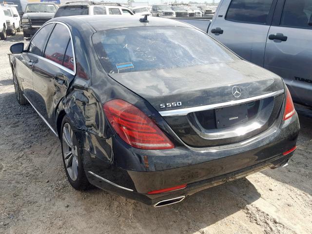 WDDUG8CB9HA291389 - 2017 MERCEDES-BENZ S 550 BLACK photo 3