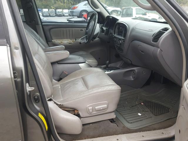 5TDBT48A24S233238 - 2004 TOYOTA SEQUOIA LI GRAY photo 5