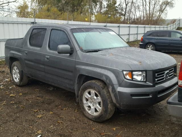 2HJYK165X8H506122 - 2008 HONDA RIDGELINE GRAY photo 1