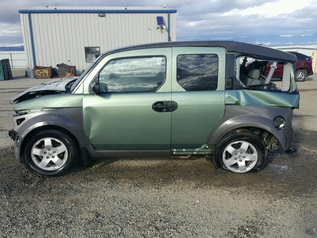 5J6YH28584L030837 - 2004 HONDA ELEMENT EX GREEN photo 9