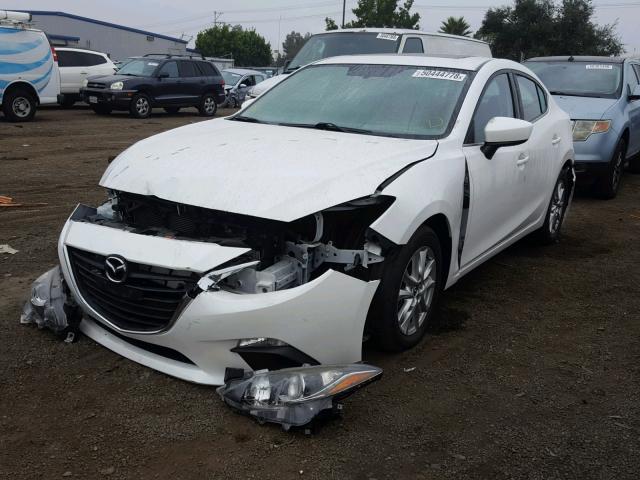 JM1BM1V73E1202244 - 2014 MAZDA 3 TOURING WHITE photo 2