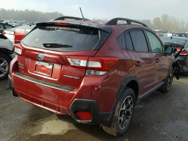 JF2GTABC1KH219008 - 2019 SUBARU CROSSTREK RED photo 4