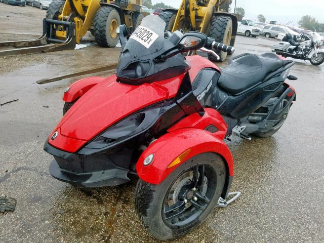 2BXJAXA119V003257 - 2009 CAN-AM SPYDER ROA RED photo 2