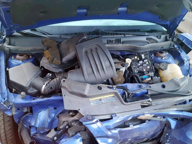 1G1AL55F577336565 - 2007 CHEVROLET COBALT LT BLUE photo 7