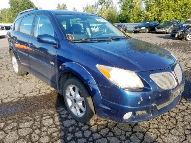 5Y2SL63805Z467958 - 2005 PONTIAC VIBE BLUE photo 1