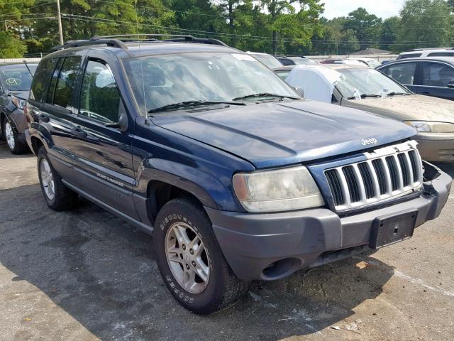 1J4GW48S94C108917 - 2004 JEEP GRAND CHER BLUE photo 1