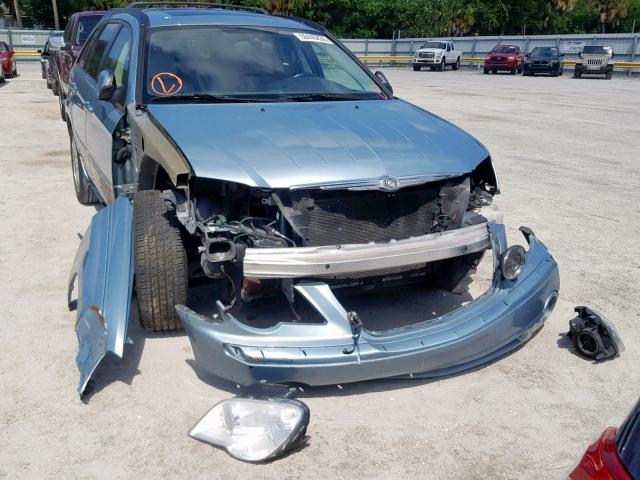 2A8GM78X98R118510 - 2008 CHRYSLER PACIFICA L BLUE photo 9