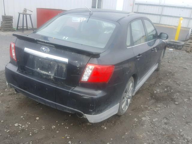 JF1GE76649G505974 - 2009 SUBARU IMPREZA WR BLACK photo 4