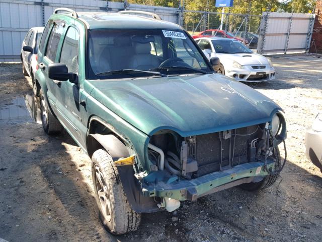 1J8GK58K33W719703 - 2003 JEEP LIBERTY LI GREEN photo 1