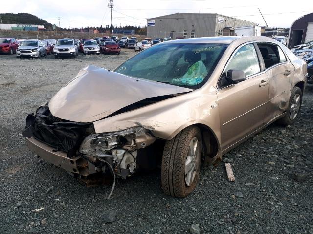 1G1ZG57B28F282134 - 2008 CHEVROLET MALIBU LS 金色 照片 2