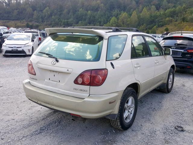 JT6HF10U9Y0138827 - 2000 LEXUS RX 300 WHITE photo 4