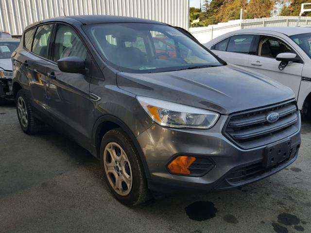 1FMCU0F79HUD59479 - 2017 FORD ESCAPE S GRAY photo 1