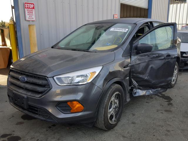 1FMCU0F79HUD59479 - 2017 FORD ESCAPE S GRAY photo 2