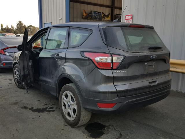 1FMCU0F79HUD59479 - 2017 FORD ESCAPE S GRAY photo 3