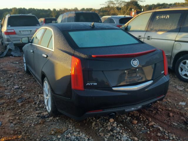 1G6AF5S33E0104404 - 2014 CADILLAC ATS PREMIU BLACK photo 3