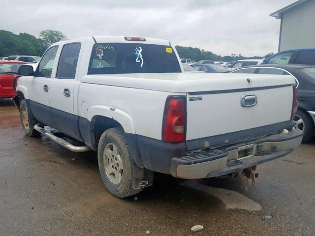 2GCEK13T151250905 - 2005 CHEVROLET SILVERADO WHITE photo 3