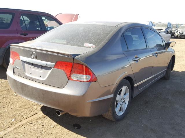 2HGFA1F60AH503423 - 2010 HONDA CIVIC GRAY photo 4