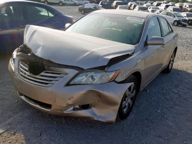 4T1BK46K77U051416 - 2007 TOYOTA CAMRY LE GOLD photo 2