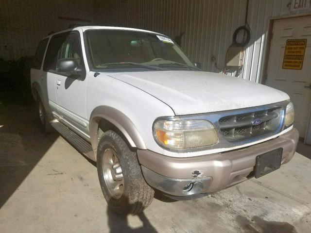 1FMDU74E0YZA65356 - 2000 FORD EXPLORER E WHITE photo 1