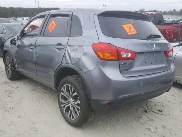 JA4AP3AU9GZ042315 - 2016 MITSUBISHI OUTLANDER GRAY photo 3