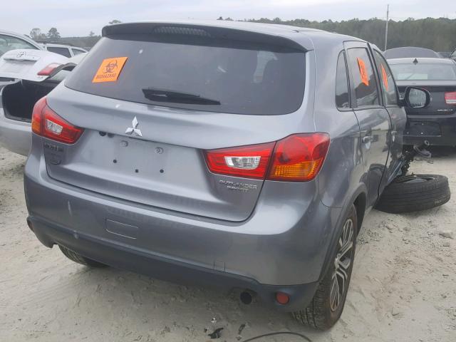 JA4AP3AU9GZ042315 - 2016 MITSUBISHI OUTLANDER GRAY photo 4