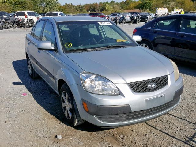 KNADE123666141335 - 2006 KIA RIO BLUE photo 1