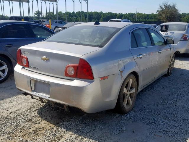 1G1ZC5EU5CF161025 - 2012 CHEVROLET MALIBU 1LT 银色 照片 4