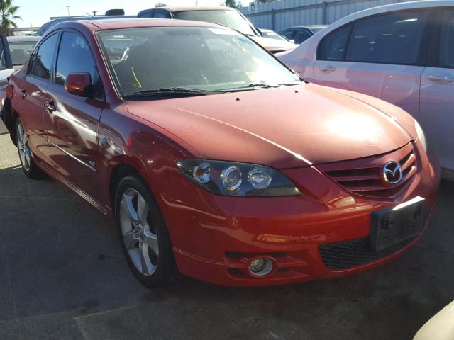 JM1BK323X41217437 - 2004 MAZDA 3 S RED photo 1