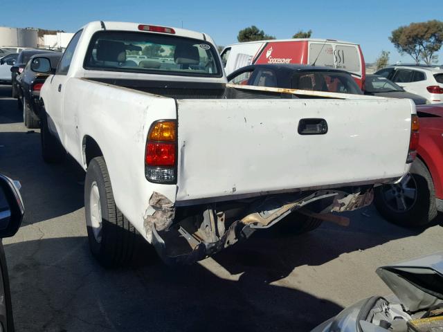 5TBJT32185S456702 - 2005 TOYOTA TUNDRA WHITE photo 3