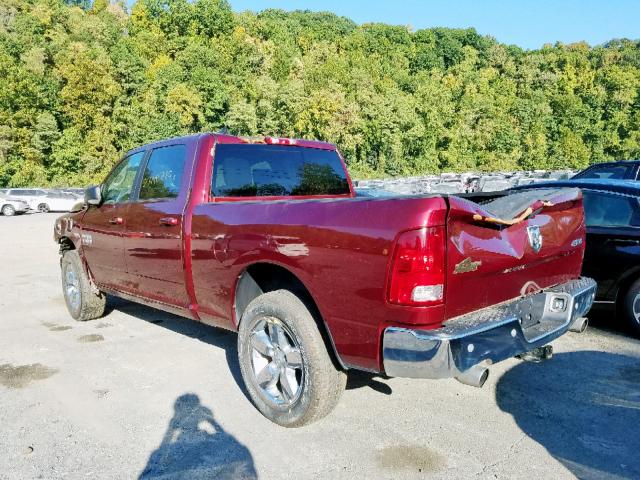 1C6RR7TT4KS593100 - 2019 RAM 1500 CLASS BURGUNDY photo 3