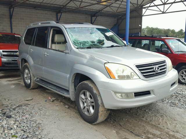 JTJBT20X040052742 - 2004 LEXUS GX 470 SILVER photo 1